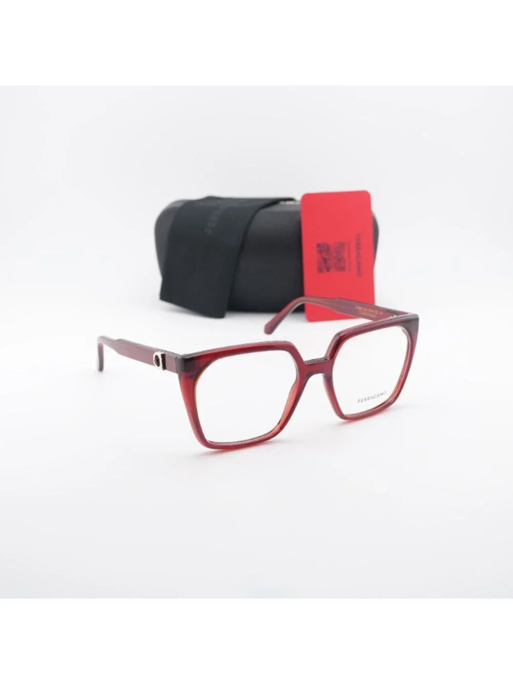 Salvatore Ferragamo SF3042E 612 Square Eyeglasses 55mm – Burgundy
